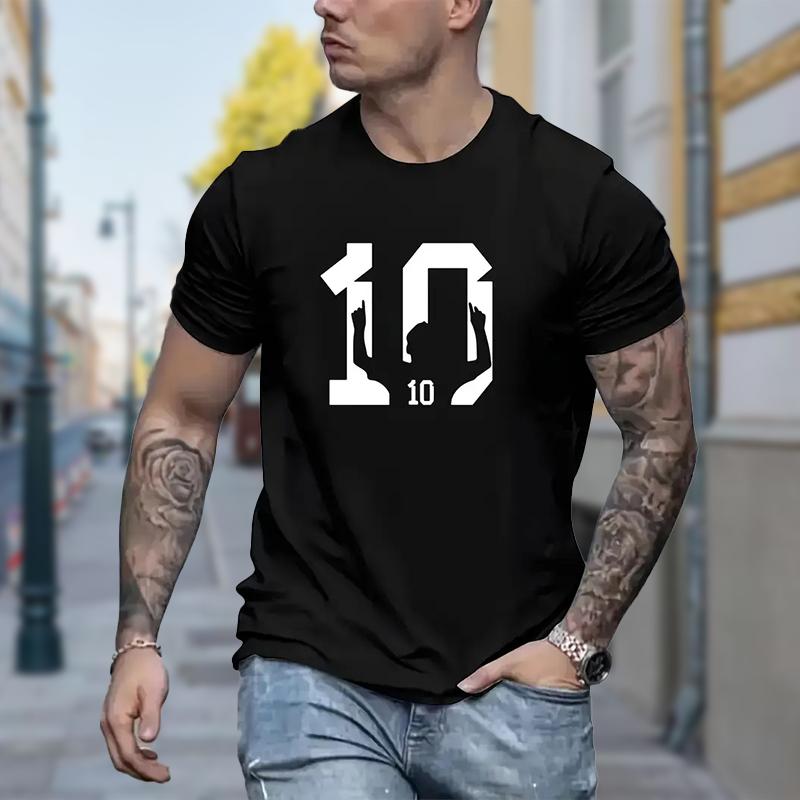 Новая летняя мужская модная футболка с принтом Personality Number 10, мужская футболка, топ 5XL чёрный
Новая летняя мужская модная футболка с принтом Personality Number 10, мужская футболка, топ 5XL чёрный