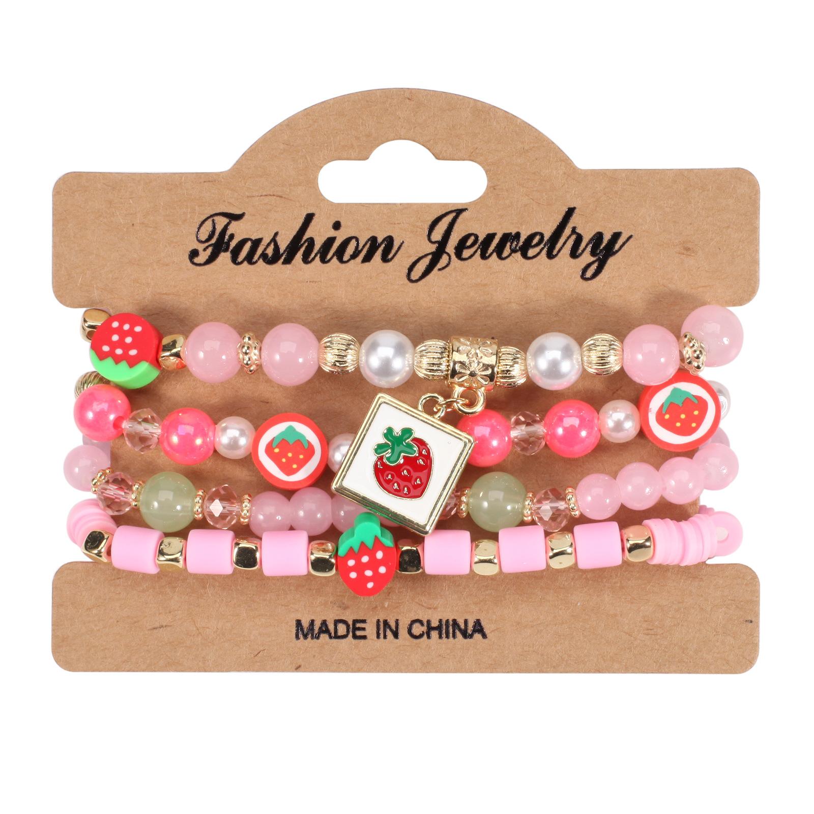 JYL TS Bracelet Fruit Pendant Strawberry Attracts Sweetness & Joyful Moments Style 5
JYL TS Bracelet Fruit Pendant Strawberry Attracts Sweetness & Joyful Moments Style 5