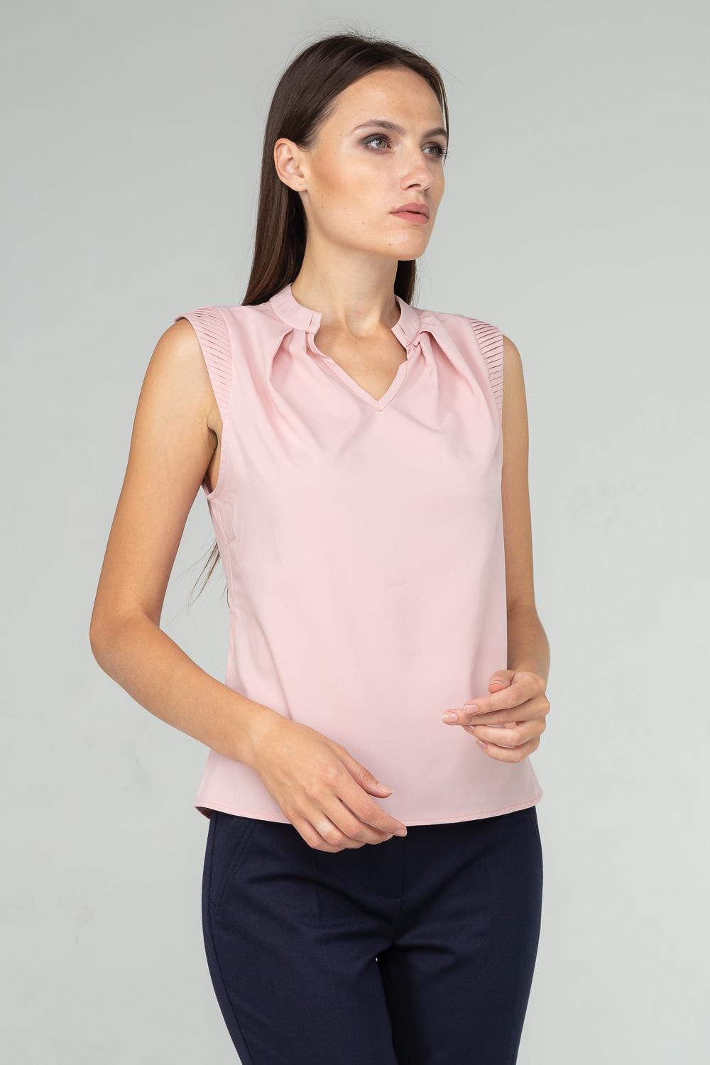 Базова пряма блуза без рукавів з різним кольором 40 рожевий
Базова пряма блуза без рукавів з різним кольором 40 рожевий