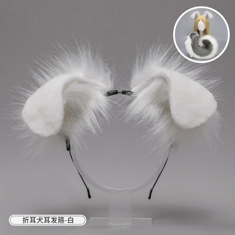 A hair generation handmade plush animal ear headdress accessories festival cosplay spotted dog fold ear dog ear headband
A hair generation handmade plush animal ear headdress accessories festival cosplay spotted dog fold ear dog ear headband