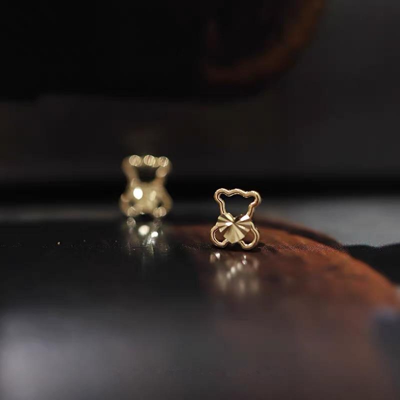 925 Sterling Silver Electroplated 14K Gold Cute Bear Heart Earrings for Women Student Mini Simple Jewelry Gold
925 Sterling Silver Electroplated 14K Gold Cute Bear Heart Earrings for Women Student Mini Simple Jewelry Gold