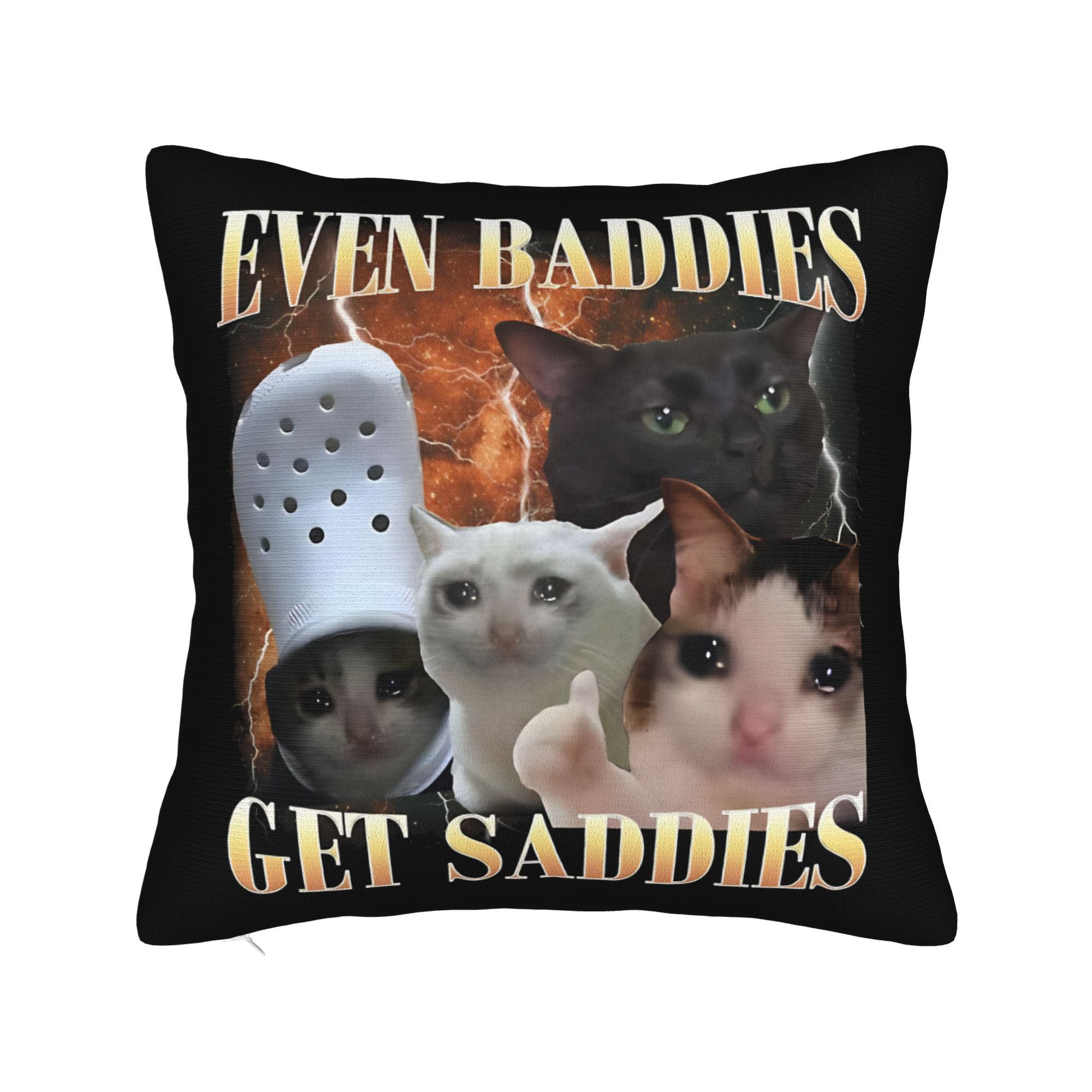 The Racist Funny Cat Dank Meme Printed Pillowcase Cushion Cover Throw Pillow Cover Y2K Chair Decoration Square Multi-Size 12x12in 30X30cm
The Racist Funny Cat Dank Meme Printed Pillowcase Cushion Cover Throw Pillow Cover Y2K Chair Decoration Square Multi-Size 12x12in 30X30cm