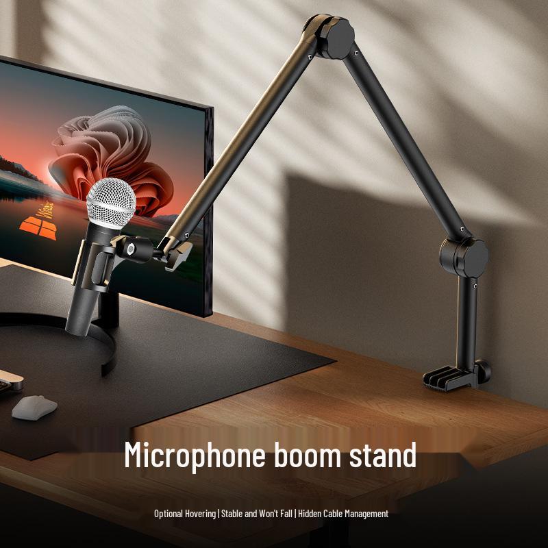 Live Broadcast Sound Card & Mic with Hidden Boom Arm
Live Broadcast Sound Card & Mic with Hidden Boom Arm