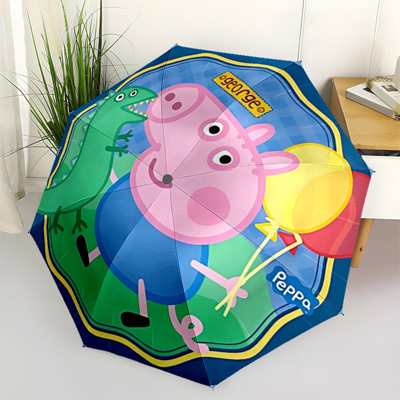 1pc George Pig Automatic Folding Umbrella - 8-Rib Durable Iron Frame, Compact Portable for Daily Travel, Intricate Patterns yy251125257
1pc George Pig Automatic Folding Umbrella - 8-Rib Durable Iron Frame, Compact Portable for Daily Travel, Intricate Patterns yy251125257