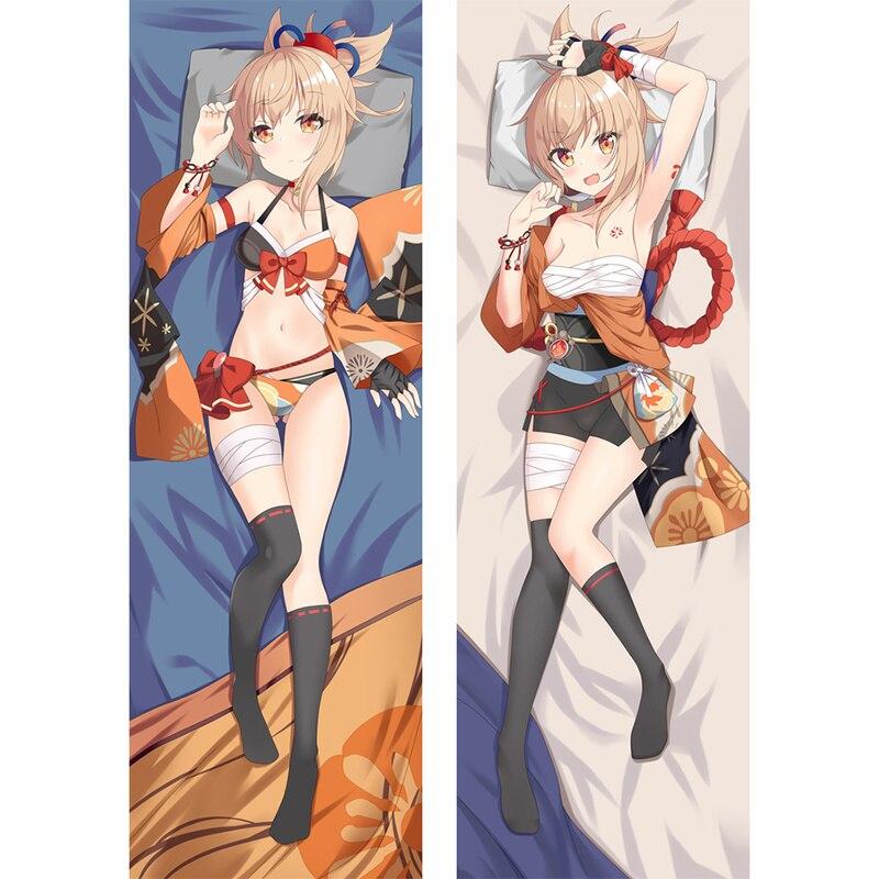 60x180 см игра Genshin Impact Yoimiya наволочка Косплэй Dakimakura мультфильм аксессуары для взрослых Рождественский подарок
60x180 см игра Genshin Impact Yoimiya наволочка Косплэй Dakimakura мультфильм аксессуары для взрослых Рождественский подарок
