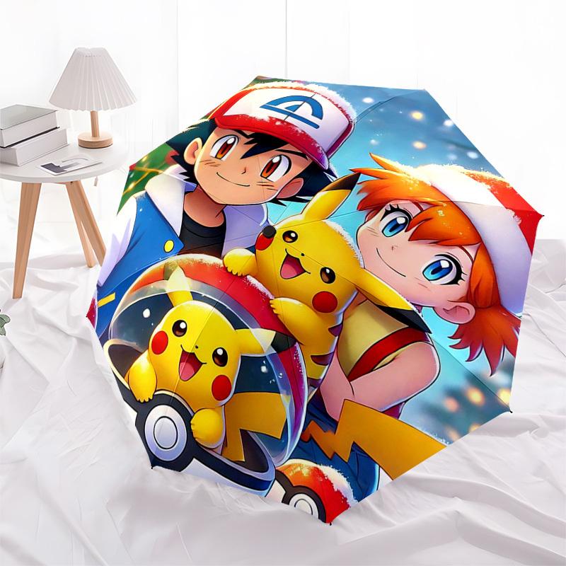 1pc Christmas Pikachu Poké Ball Umbrella - Automatic Opening & Closing, Foldable Design, 8-Rib Iron Frame, Outdoor Umbrella, Perfect Gift for Fans, Tr
1pc Christmas Pikachu Poké Ball Umbrella - Automatic Opening & Closing, Foldable Design, 8-Rib Iron Frame, Outdoor Umbrella, Perfect Gift for Fans, Tr