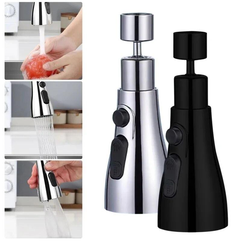 1pc 3 In1 Flexible Kitchen Faucet Sink Mixer Tap Electroplate Sprayer Head Filtered Water Tap Black Replaceable Water Tap
1pc 3 In1 Flexible Kitchen Faucet Sink Mixer Tap Electroplate Sprayer Head Filtered Water Tap Black Replaceable Water Tap