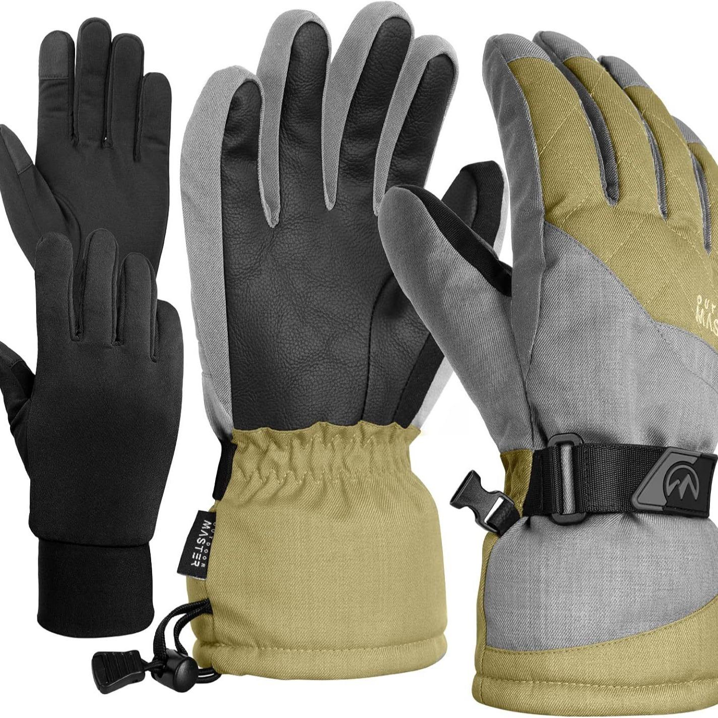 Cross-border ski gloves winter men s and women s outdoor sports warm waterproof and non-slip thickened thickened play snow and cold XL золотий
Cross-border ski gloves winter men s and women s outdoor sports warm waterproof and non-slip thickened thickened play snow and cold XL золотий