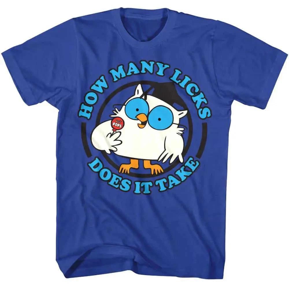 Tootsie Pops How Many Licks Men s T Shirt 2XL
Tootsie Pops How Many Licks Men s T Shirt 2XL