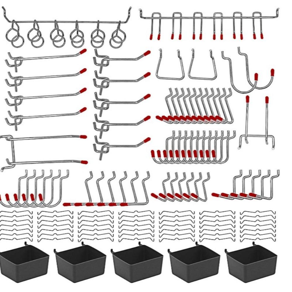 114 шт. Устойчивые к ржавчине крючки для перфорированной панели Экономящие место крючки для хранения Набор инструментов Металлическая панель Подвешивать Хранить 114Pcs
114 шт. Устойчивые к ржавчине крючки для перфорированной панели Экономящие место крючки для хранения Набор инструментов Металлическая панель Подвешивать Хранить 114Pcs