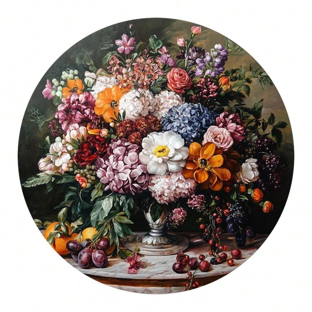 Venlo Vintage Floral Metal Wall Art Round 2D Flat Sign Still Life Bouquet Painting Home Decor Plaque 20x20 разноцветный
Venlo Vintage Floral Metal Wall Art Round 2D Flat Sign Still Life Bouquet Painting Home Decor Plaque 20x20 разноцветный