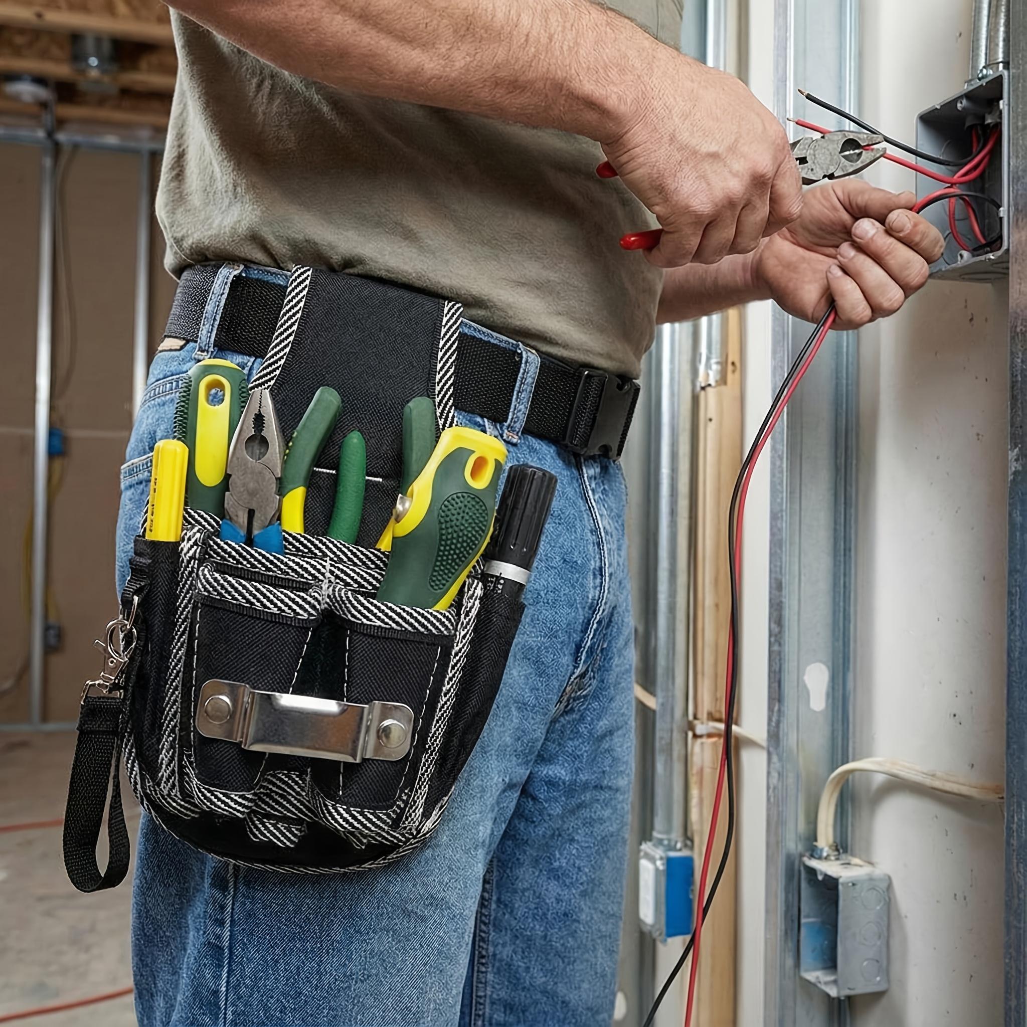 600D Nylon, multi-compartment & loops for drills, wrenches, screws. Ideal for DIY, electricians, carpenters, plumbers. чёрный
600D Nylon, multi-compartment & loops for drills, wrenches, screws. Ideal for DIY, electricians, carpenters, plumbers. чёрный