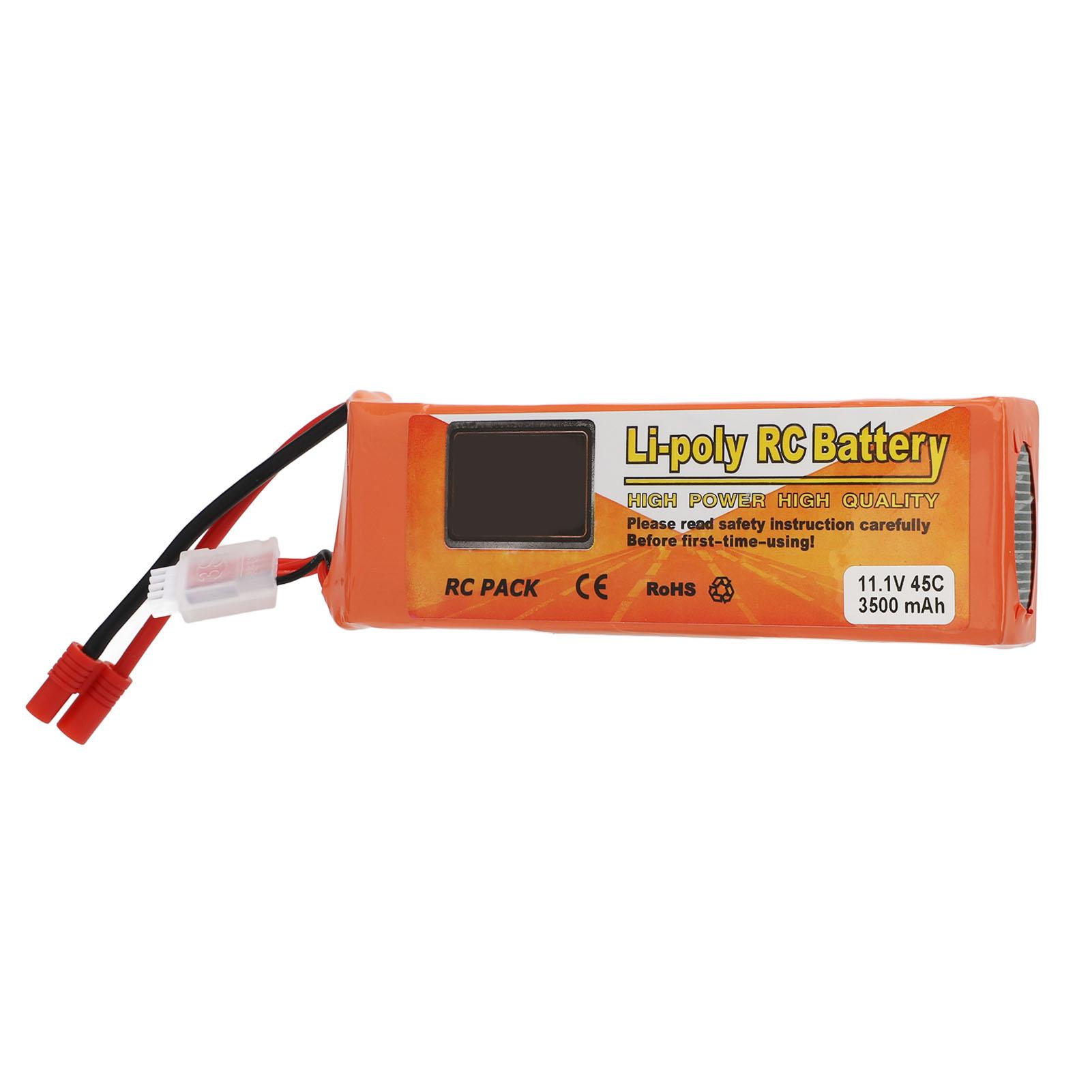 11.1V 3500mah 45C літієва батарея з банановим штекером 3.0 для WLtoys RC Quadcopter Boat FPV Drone
11.1V 3500mah 45C літієва батарея з банановим штекером 3.0 для WLtoys RC Quadcopter Boat FPV Drone
