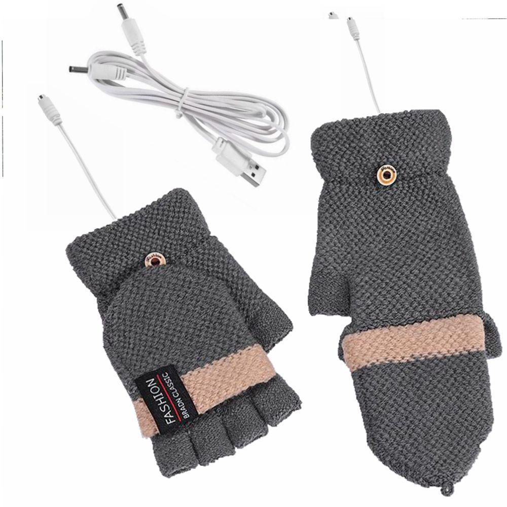 1 Pair USB Electric Heating Warm Gloves Winter Double-side Heated Half Finger Gloves with Flap Lid Khaki
1 Pair USB Electric Heating Warm Gloves Winter Double-side Heated Half Finger Gloves with Flap Lid Khaki