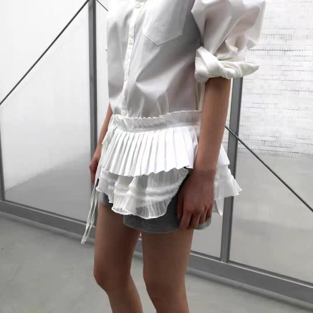 Sweet Ruffled Edge Waistband Hip-hop Lace Up Hip Scarf Jazz Dance Costumes Accessory Style 2-White
Sweet Ruffled Edge Waistband Hip-hop Lace Up Hip Scarf Jazz Dance Costumes Accessory Style 2-White