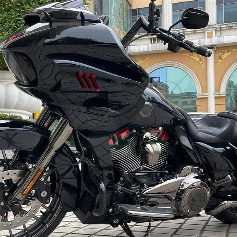 Motorcycle Accessories Side Air Deflector Fairings For CVO Road Glide For CVO Road Glide Special Custom Limited Ultra FLTRUSE чорний
Motorcycle Accessories Side Air Deflector Fairings For CVO Road Glide For CVO Road Glide Special Custom Limited Ultra FLTRUSE чорний