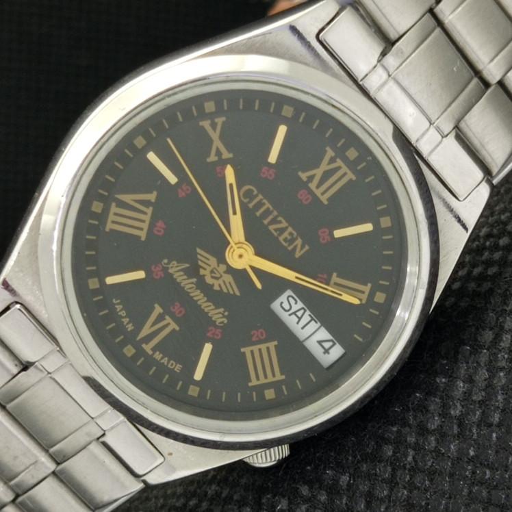 USED VINTAGE CITIZEN AUTOMATIC 8200 JAPAN MENS D/D BLACK WATCH 608j-a317055-2 SKU608j-a317055
USED VINTAGE CITIZEN AUTOMATIC 8200 JAPAN MENS D/D BLACK WATCH 608j-a317055-2 SKU608j-a317055