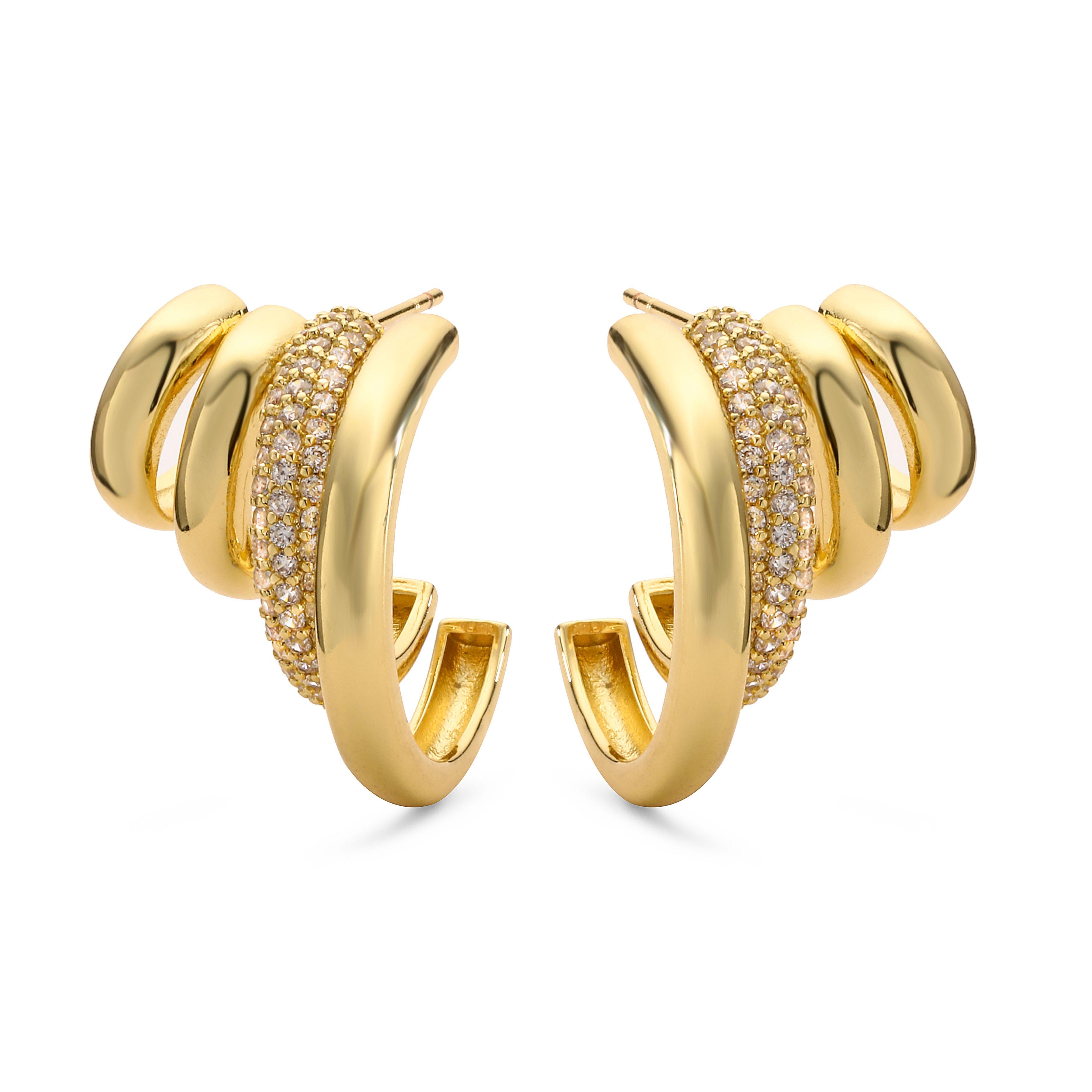 HECHENG, Modern Zircon Brass Zircon Hoop Earrings New Trend Hot Selling Gold Color Fashion Drop Earrings For Women золотой
HECHENG, Modern Zircon Brass Zircon Hoop Earrings New Trend Hot Selling Gold Color Fashion Drop Earrings For Women золотой