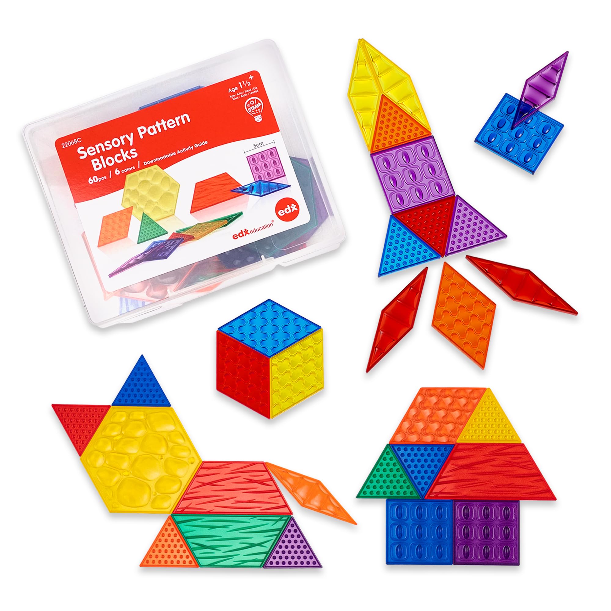 edxeducation Transparent Pattern Blocks Tangram Play Brain Training Sensory Stimulation Shape Puzzle Developing Visual Perception with Light and
edxeducation Transparent Pattern Blocks Tangram Play Brain Training Sensory Stimulation Shape Puzzle Developing Visual Perception with Light and