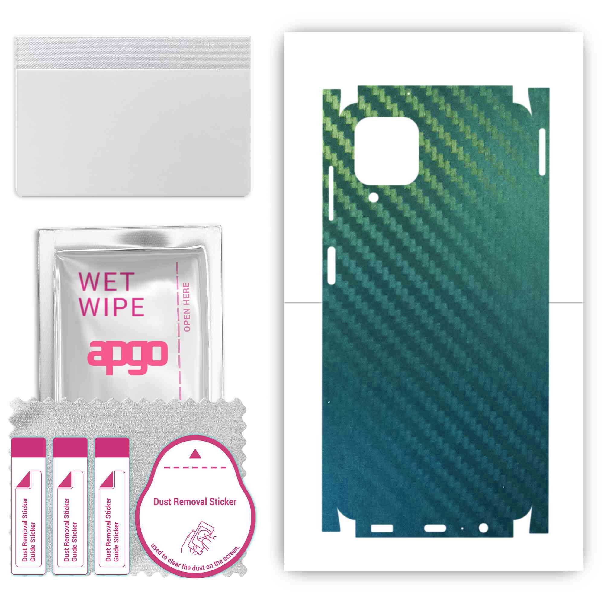 apgo Protective Skin Sticker for the back+sides compatible with Samsung Galaxy F12, Full Wrap Film, Foil, Vinyl - Pattern Carbon Chameleon CAKA1
apgo Protective Skin Sticker for the back+sides compatible with Samsung Galaxy F12, Full Wrap Film, Foil, Vinyl - Pattern Carbon Chameleon CAKA1