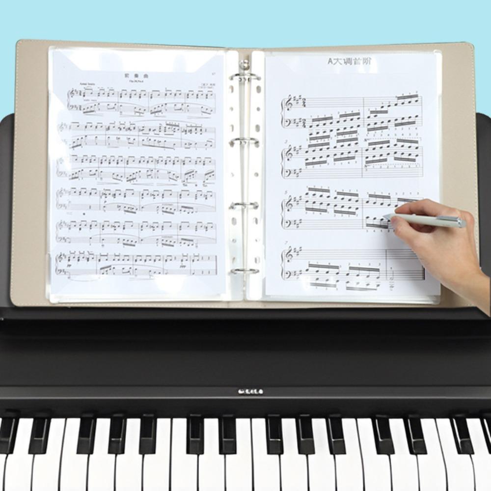 20 Pages Piano Music Sheet File Folder Detachable A4 Sheet Music Clip Paper Sheet 20PCS Replacement Sheets
20 Pages Piano Music Sheet File Folder Detachable A4 Sheet Music Clip Paper Sheet 20PCS Replacement Sheets