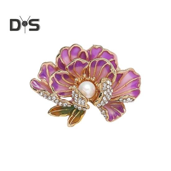 Женская брошь в форме пиона, искусственный жемчуг, стразы, декор, капающая масляная эмаль, полированное пальто, воротник, сумка, шарф, шляпа, украшение, прищепка для одежды, вечеринка, банкет фиолетовый
Женская брошь в форме пиона, искусственный жемчуг, стразы, декор, капающая масляная эмаль, полированное пальто, воротник, сумка, шарф, шляпа, украшение, прищепка для одежды, вечеринка, банкет фиолетовый