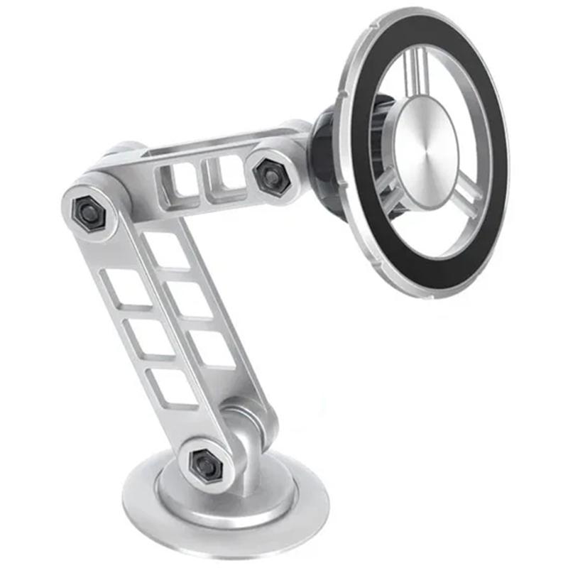 G198 Car Dashboard Windshield Magnetic Phone Holder Adjustable Robotic Arm Cellphone Stand Silver
G198 Car Dashboard Windshield Magnetic Phone Holder Adjustable Robotic Arm Cellphone Stand Silver