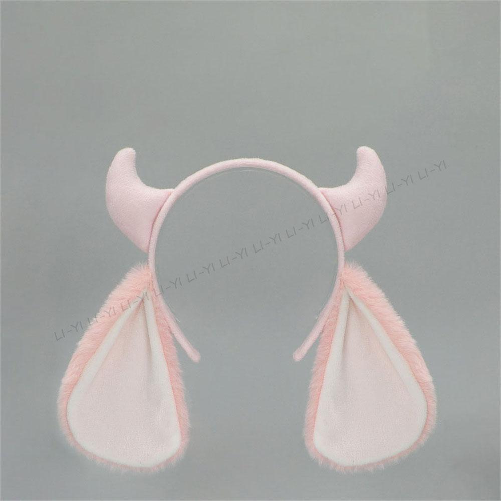 Lolita Fluffy Goat Horn & Ear Headband - Plush Animal Ear Hair Band For Carnival Cosplay, Kawaii Costume Accessories Party Props as show
Lolita Fluffy Goat Horn & Ear Headband - Plush Animal Ear Hair Band For Carnival Cosplay, Kawaii Costume Accessories Party Props as show