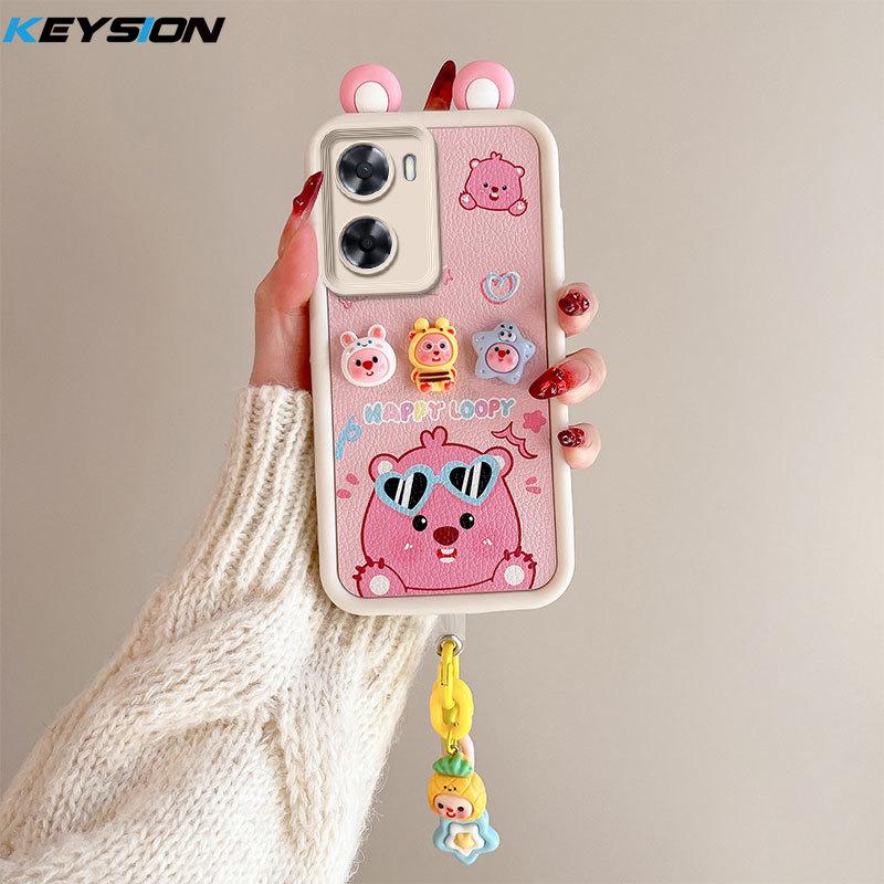 KEYSION Cute Ear 3D Cartoon Case for OPPO A57 A57 S A77 5G with Bracelet Silicone Shockproof Phone Cover for Realme Narzo 50 5G for OPPO A77 5G
KEYSION Cute Ear 3D Cartoon Case for OPPO A57 A57 S A77 5G with Bracelet Silicone Shockproof Phone Cover for Realme Narzo 50 5G for OPPO A77 5G