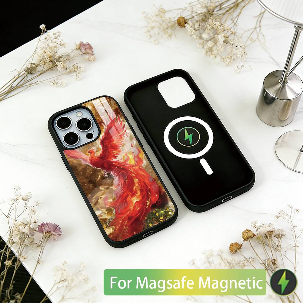 Phoenix Phone Case For iPhone17,16,15,14,13,12,11 Plus,Pro Magnetic with Magsafe Wireless Charging iPhone12ProMax
Phoenix Phone Case For iPhone17,16,15,14,13,12,11 Plus,Pro Magnetic with Magsafe Wireless Charging iPhone12ProMax