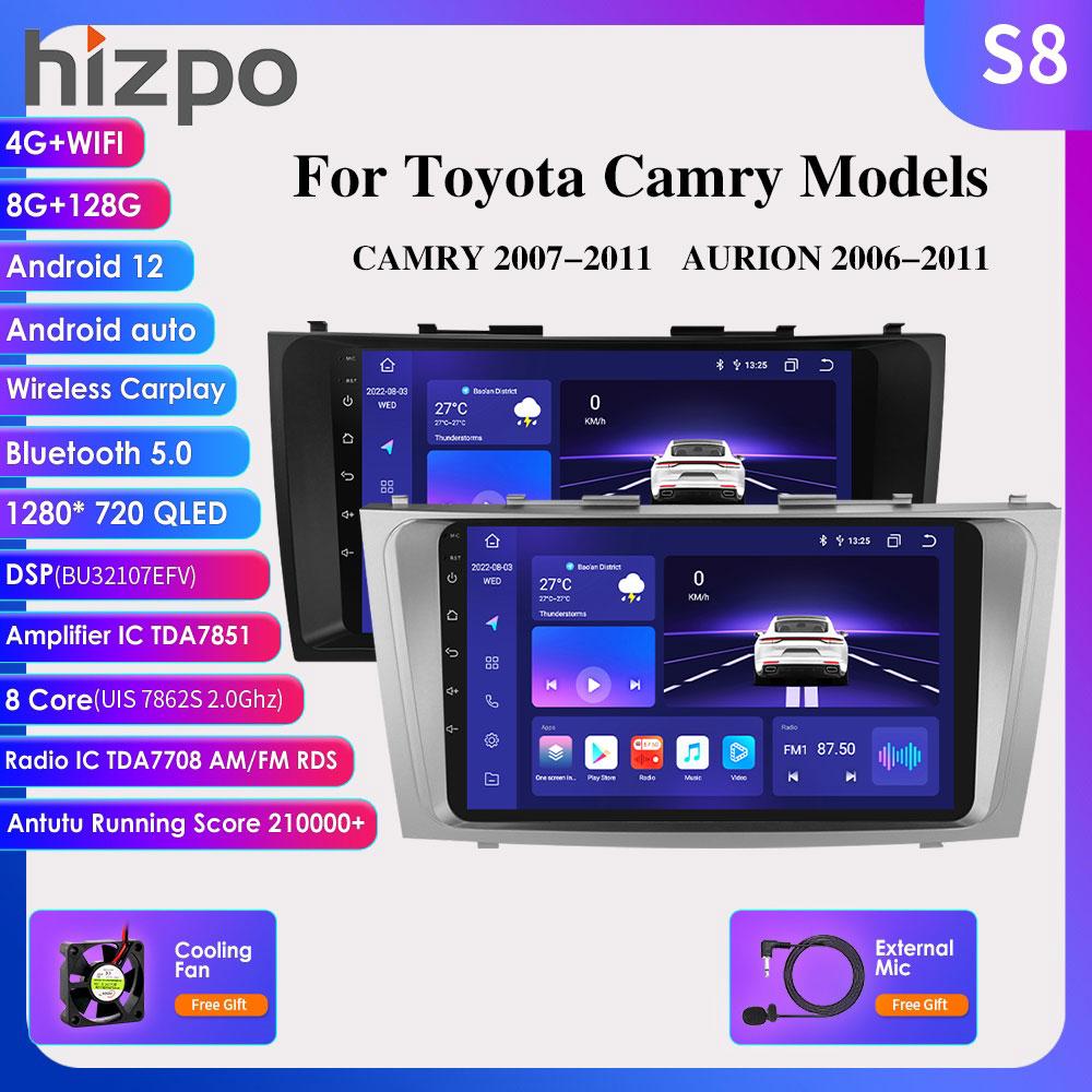 Hizpo 4G + WIFI 2 Din Android Auto Radio для Toyota Camry 2005-2011 Aurion 2006 Carplay Автомобильный мультимедиа GPS 2din Авторадио навигация GPS головное устройство видео 
Hizpo 4G + WIFI 2 Din Android Auto Radio для Toyota Camry 2005-2011 Aurion 2006 Carplay Автомобильный мультимедиа GPS 2din Авторадио навигация GPS головное устройство видео
