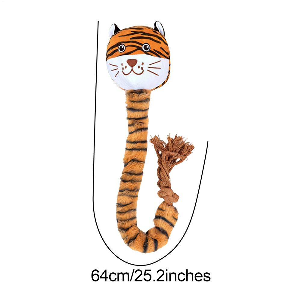 Tug of War Dog Toy Plush Teething Animal Pet Supplies Stuffed Squeaky Toys for Fetch Play for Small Medium Large Breed Outdoor тигровый
Tug of War Dog Toy Plush Teething Animal Pet Supplies Stuffed Squeaky Toys for Fetch Play for Small Medium Large Breed Outdoor тигровый