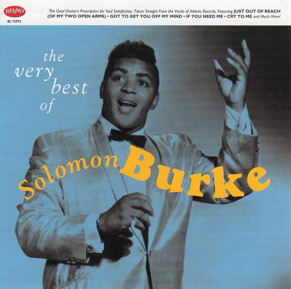 CD SOLOMON BURKE - The Very Best Of Solomon Burke R272972 Rhino Records, Japan Soul/Funk Used
CD SOLOMON BURKE - The Very Best Of Solomon Burke R272972 Rhino Records, Japan Soul/Funk Used