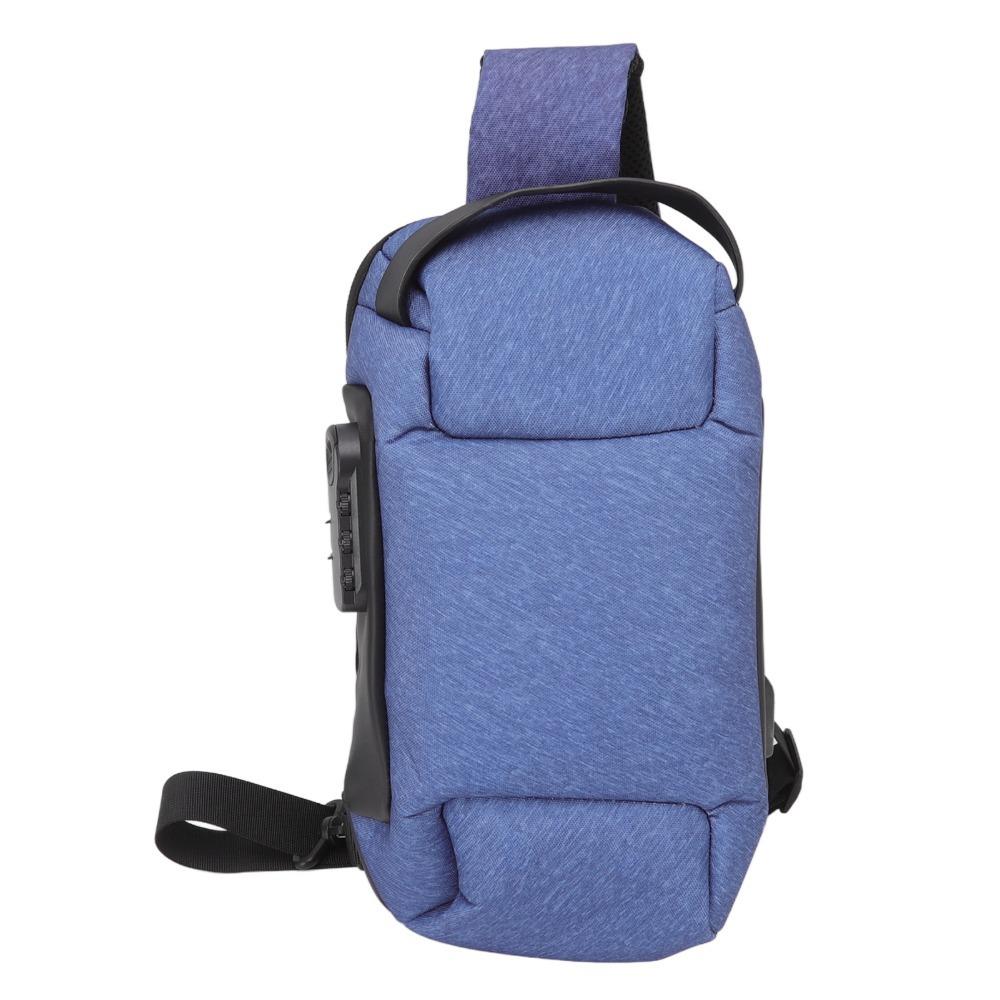 Combination Lock Sling Bag USB Charging Port Oxford Cloth Waterproof Bag Anti Scratch Blue Color Anti Theft Bag Sports Use синий
Combination Lock Sling Bag USB Charging Port Oxford Cloth Waterproof Bag Anti Scratch Blue Color Anti Theft Bag Sports Use синий