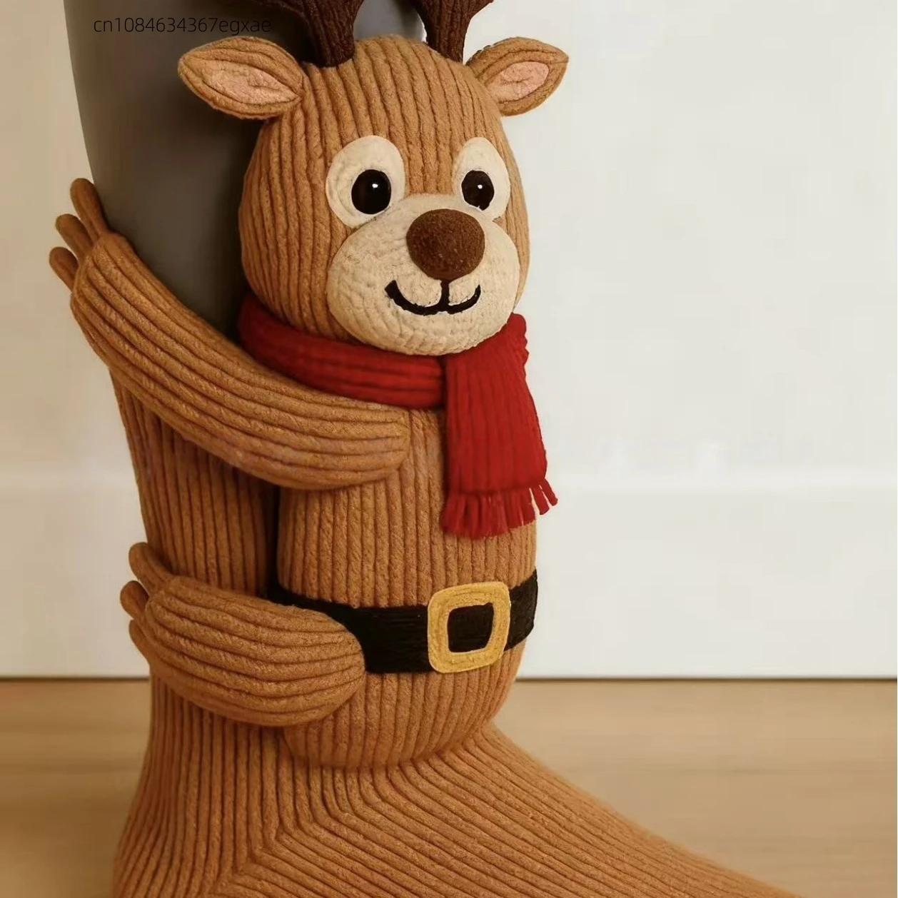 3D Knitted Animal Socks Winter Warm Cute Funny Floor Sock Crocheted Breathable Middle Tube Socks Christmas Gifts Legs Warm One Size
3D Knitted Animal Socks Winter Warm Cute Funny Floor Sock Crocheted Breathable Middle Tube Socks Christmas Gifts Legs Warm One Size