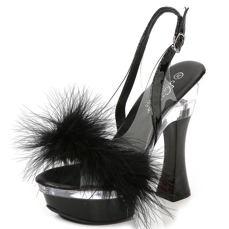 Туфли с волосатым рыбьим ртом, женские модельные сандалии на толстом каблуке и высоком каблуке 35 чёрный
Туфли с волосатым рыбьим ртом, женские модельные сандалии на толстом каблуке и высоком каблуке 35 чёрный