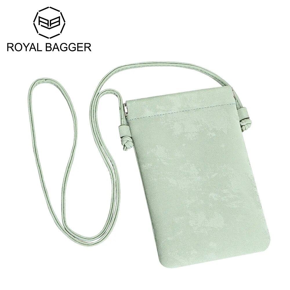 Мини-сумки через плечо Royal Bagger, сумка для мобильного телефона из натуральной кожи, роскошный кошелек для монет на плече 1717 чёрный
Мини-сумки через плечо Royal Bagger, сумка для мобильного телефона из натуральной кожи, роскошный кошелек для монет на плече 1717 чёрный