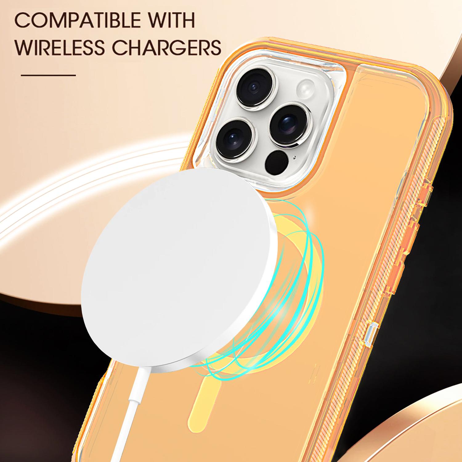 For iPhone 16 Pro Max Case Compatible with MagSafe Shockproof TPU+PC Phone Back Cover Transparent Blue
For iPhone 16 Pro Max Case Compatible with MagSafe Shockproof TPU+PC Phone Back Cover Transparent Blue