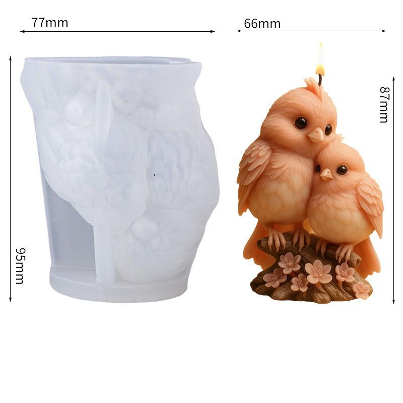 3D Bird Couple Silicone Candle Mold - DIY Aromatherapy Candle, Resin & Soap Craft, Romantic Wedding & Home Decor белый
3D Bird Couple Silicone Candle Mold - DIY Aromatherapy Candle, Resin & Soap Craft, Romantic Wedding & Home Decor белый