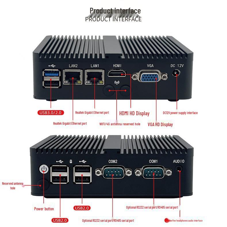 Безвентиляторний тихий міні-промисловий ПК з подвійним LAN та послідовними портами 136*127mm
Безвентиляторний тихий міні-промисловий ПК з подвійним LAN та послідовними портами 136*127mm