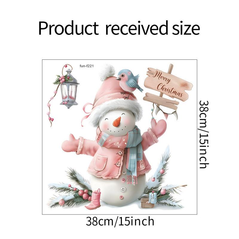 Christmas Glass Window Snowman Stickers, Static Stickers, Detachable Christmas Home Decor Items 38CMx38CM
Christmas Glass Window Snowman Stickers, Static Stickers, Detachable Christmas Home Decor Items 38CMx38CM