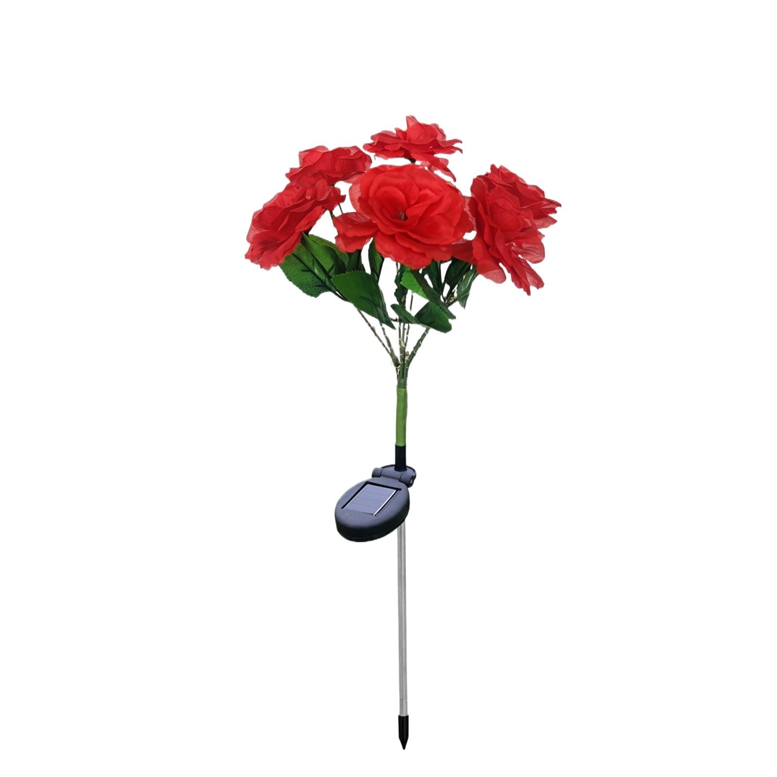 Solar Powered Outdoor Artificial Garden Flower Light with Stake for Yard Lawn Pathway Decoration Durable Waterproof Design one size
Solar Powered Outdoor Artificial Garden Flower Light with Stake for Yard Lawn Pathway Decoration Durable Waterproof Design one size