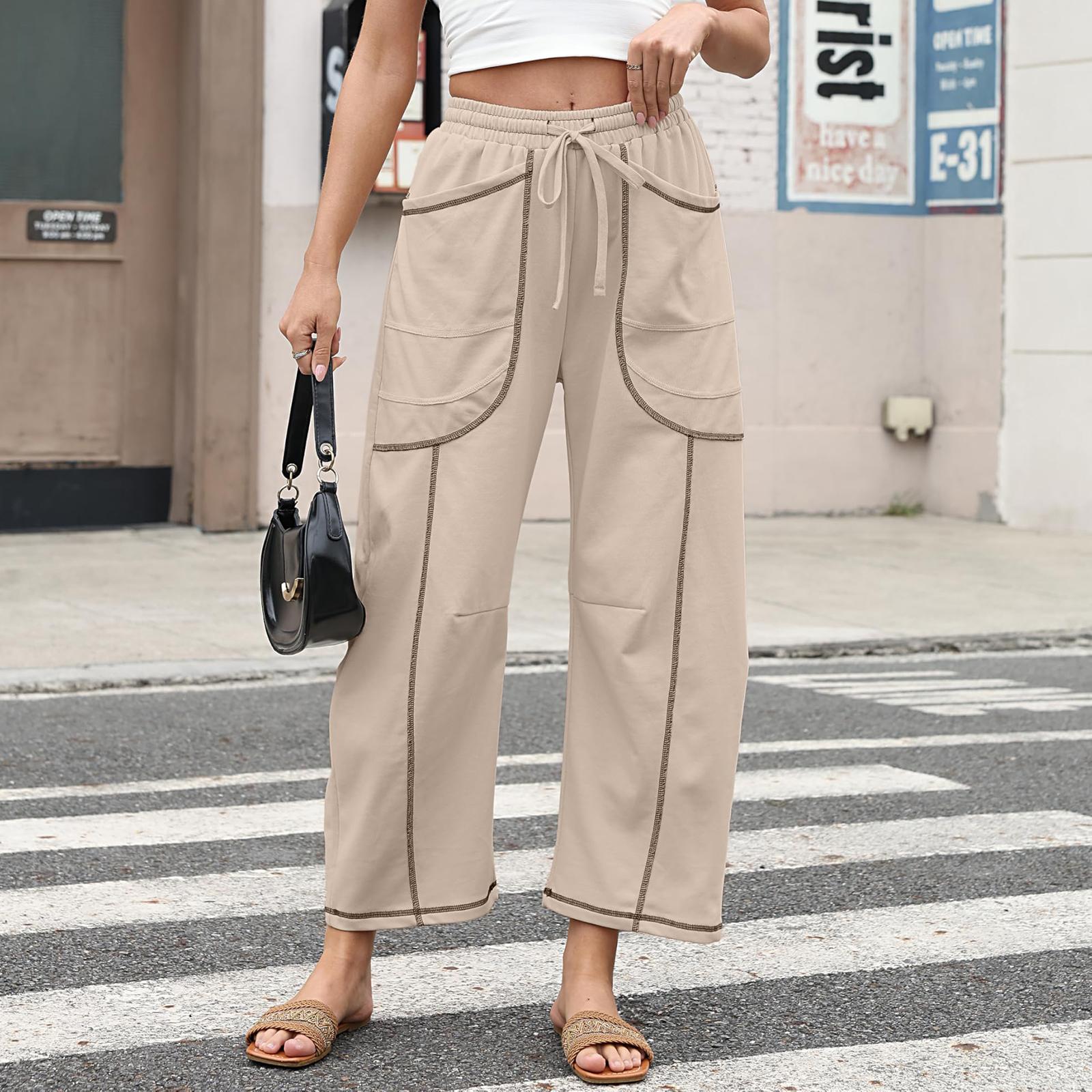Women s Wide Leg Pants With High Waisted Straight Leg And Spliced Pocket Casual Pants XL хакі
Women s Wide Leg Pants With High Waisted Straight Leg And Spliced Pocket Casual Pants XL хакі