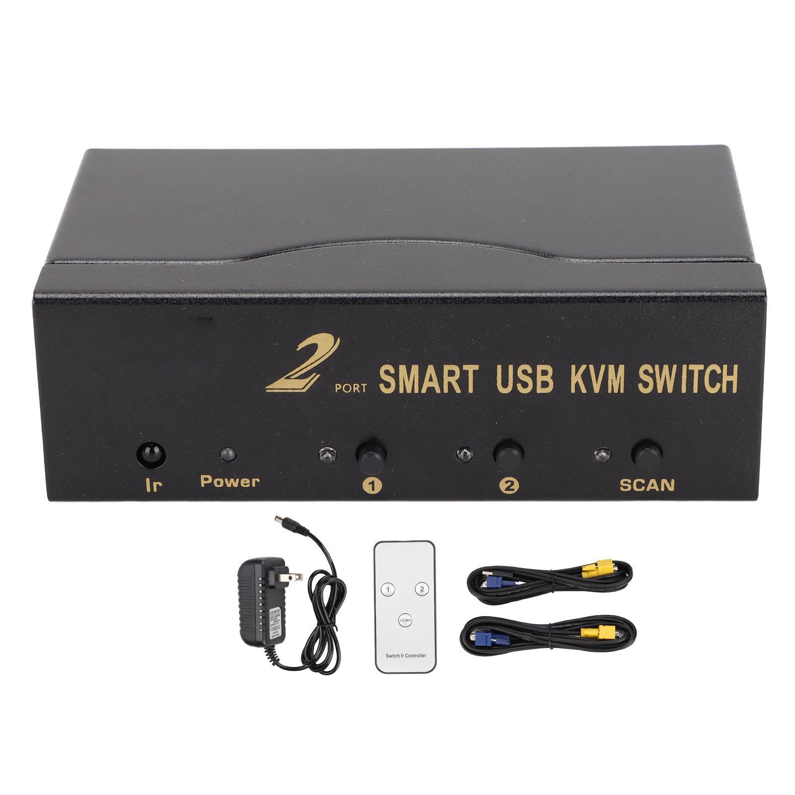 2 входа 1 выход VGA KVM-переключатель 4 порта USB для нескольких компьютеров, монитора, мыши, клавиатуры, видеопереключатель VGA US Plug
2 входа 1 выход VGA KVM-переключатель 4 порта USB для нескольких компьютеров, монитора, мыши, клавиатуры, видеопереключатель VGA US Plug