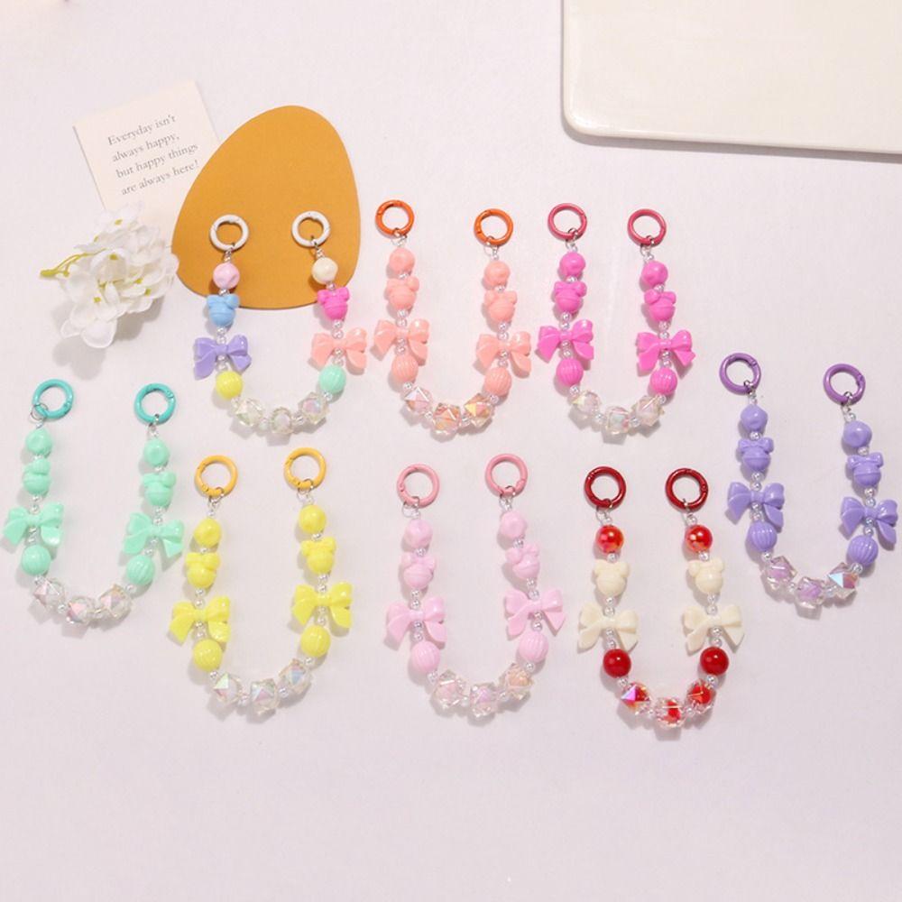 Bracelet Bow Mobile Phone Straps Lanyard Bowknot Phone Pendant Beaded Wrist Strap Bag Accessories style2
Bracelet Bow Mobile Phone Straps Lanyard Bowknot Phone Pendant Beaded Wrist Strap Bag Accessories style2