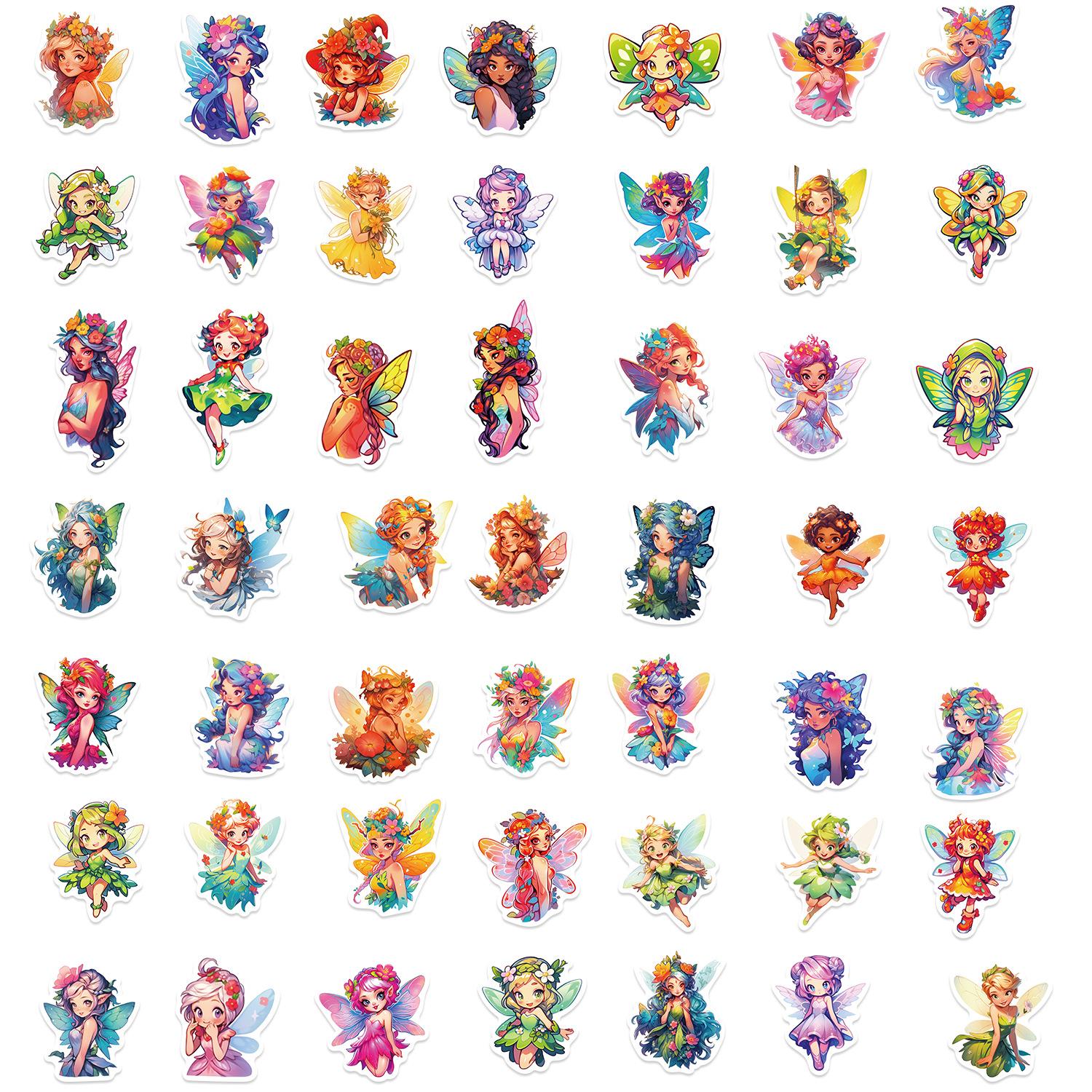 50 Cartoon Flower Fairy Graffiti Stickers Guitar Notebook Suitcase DIY Waterproof Stickers
50 Cartoon Flower Fairy Graffiti Stickers Guitar Notebook Suitcase DIY Waterproof Stickers