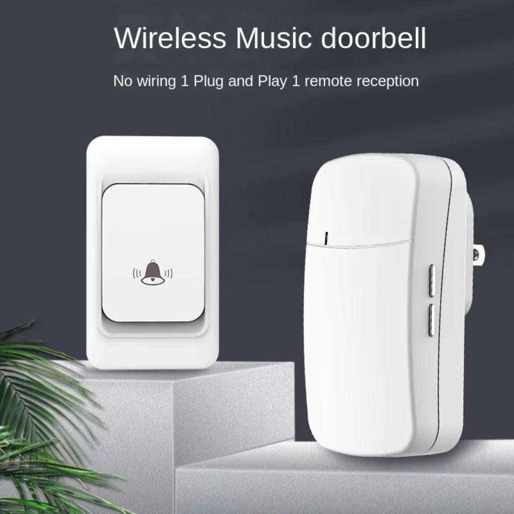 Waterproof Wireless Door Chime Kit Remote Control Elderly Wireless Beeper Home Black EU
Waterproof Wireless Door Chime Kit Remote Control Elderly Wireless Beeper Home Black EU