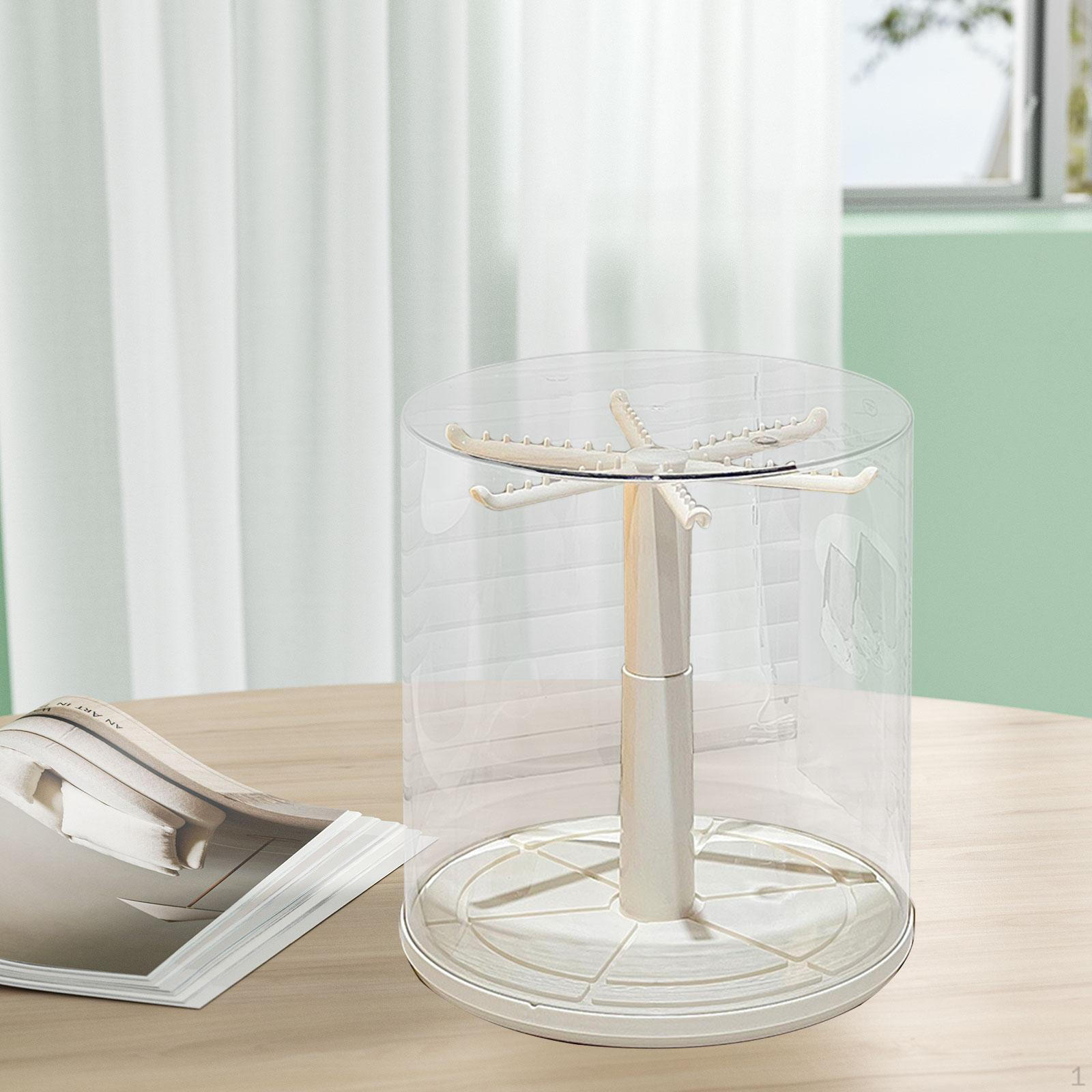 Rotating Clear Display Case Stand for Dolls Creative Decoration Dustproof Figures Holder білий
Rotating Clear Display Case Stand for Dolls Creative Decoration Dustproof Figures Holder білий