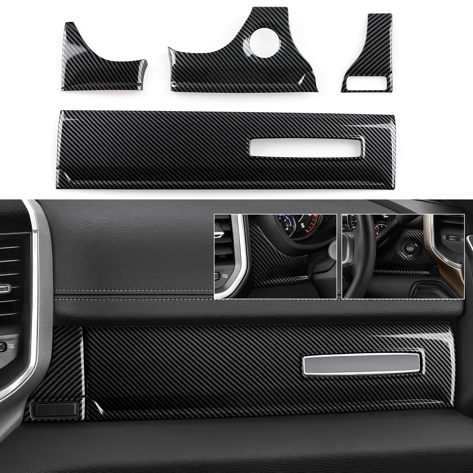 For Dodge RAM 1500 2500 3500 2019-2026 Car Center Console Dashboard Panel Cover Carbon Fiber Interior Sticker ABS Accessories чорний
For Dodge RAM 1500 2500 3500 2019-2026 Car Center Console Dashboard Panel Cover Carbon Fiber Interior Sticker ABS Accessories чорний