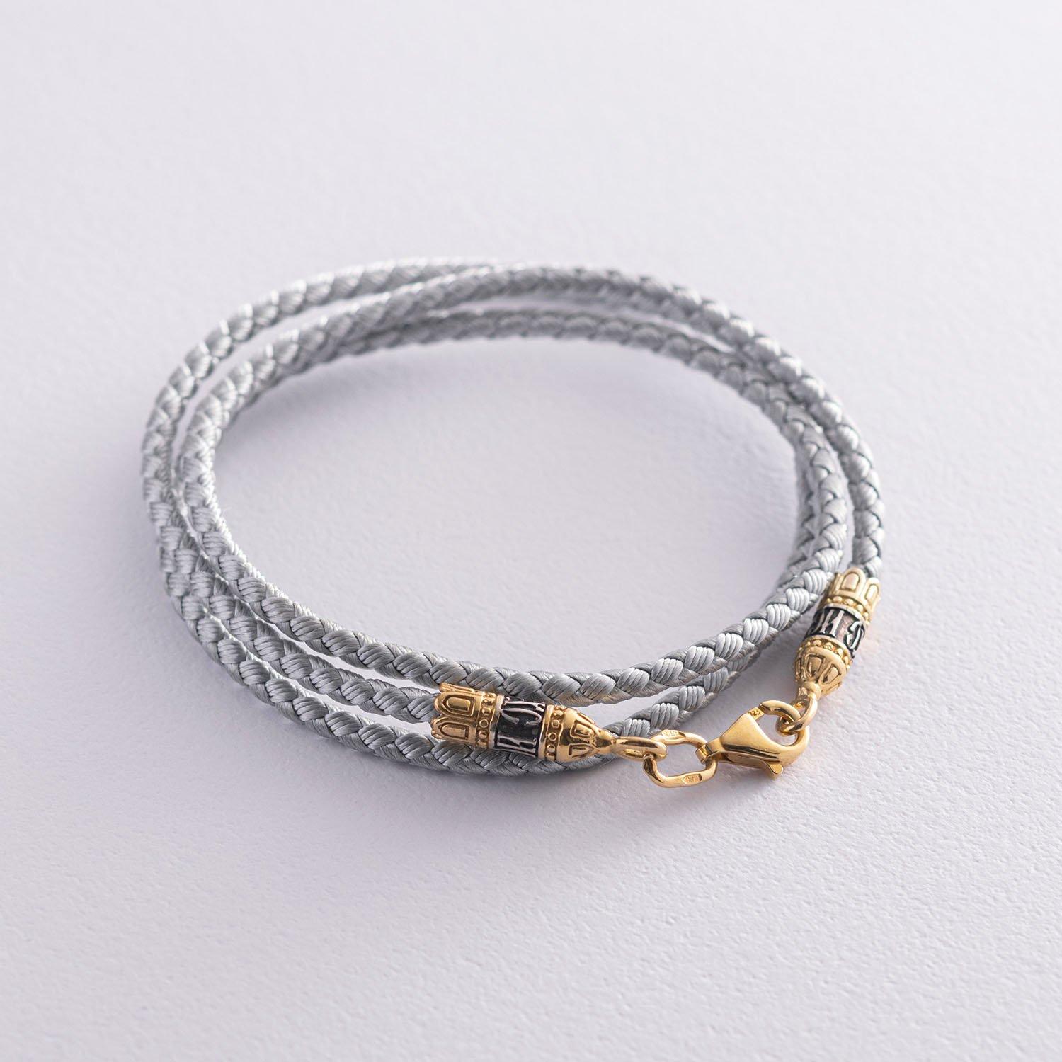 Шовковий шнурок із срібною застібкою Oniks 45 срібний
Шовковий шнурок із срібною застібкою Oniks 45 срібний